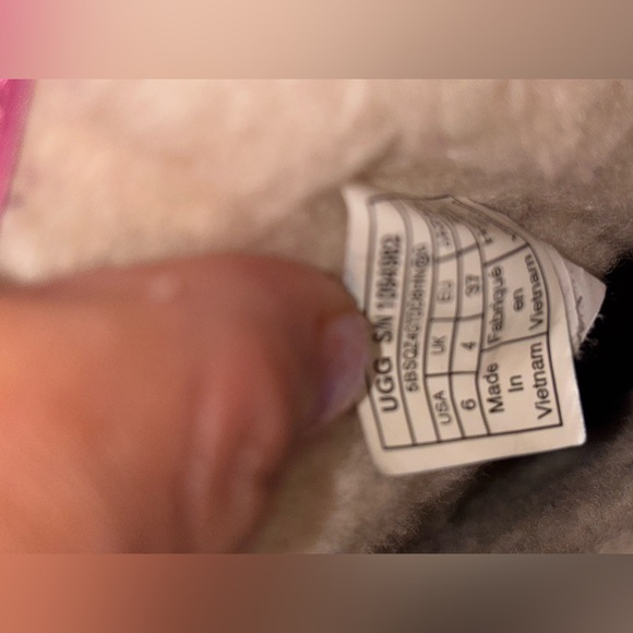 Pink sequin UGG boots. - Picture 5 of 5